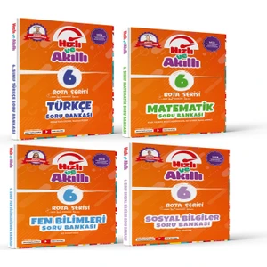 Tammat Yayıncılık 6. Sınıf Türkçe Matematik Fen Bilimleri ve Sosyal Bilimler Soru Bankası 4 Kitap