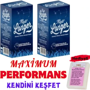 Night Longer Ginsengli Bitkisel Karışımlı Macun 125 gr x 2 Ad.