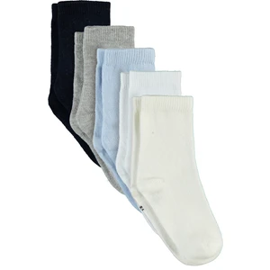 Civil Boys Erkek Çocuk 5'li Çorap 2-11  Yaş  Beyaz