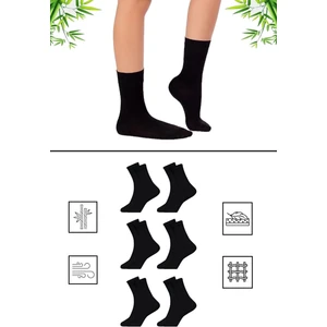 Mistero Socks Dikişsiz Bambu Kadın Soket Çorap 6 Çift