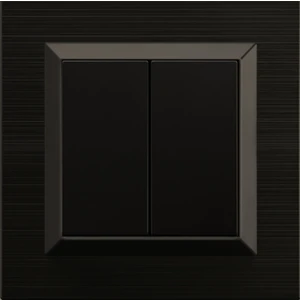 Quantum Siyah Komütatör (İkili Anahtar) (ovivo) Çerçeve Dahildir