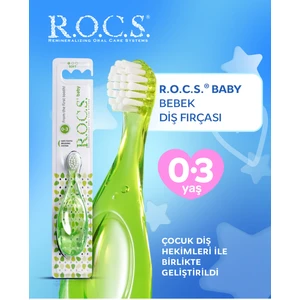 Baby Extra Soft - 0-3 yaş Bebekler İçin Diş Fırçası Yeşil