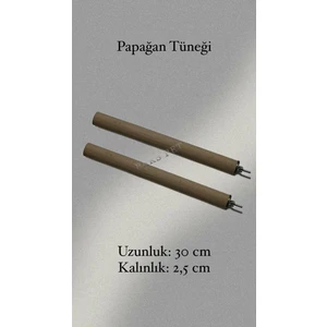 Paks Pet Papağan Tüneği 2 adet 30 cm Büyük Kuşlar Için Kalın Tünek,Jako Papağanı Tüneği,Pakistan Papağanı Tüneği