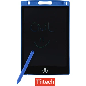Writing Tablet LCD 8.5 Inçuyumlu Dijital Kalemli Çizim Yazı Tahtası Grafik Not Yazma Eğitim Tableti - Siyah