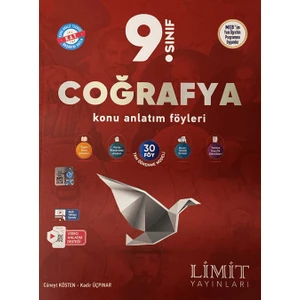 Limit Yayınları 9. Sınıf Coğrafya Konu Anlatım Föyleri - Cüneyt Kösten