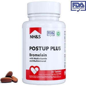 Bromelain - Multivitamin - Multimineral - Postup Plus - 30 tablet