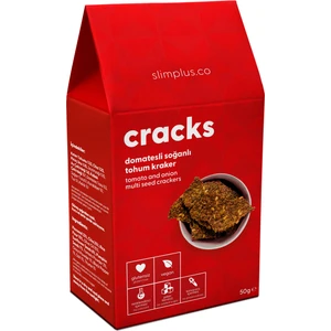 Domates Soğanlı Glutensiz Vegan Tohum Kraker Cracks 50gr
