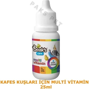 Kafes Kuşları Için Multi Vitamin,muhabbet Kuşu, Sultan Papağanı Vitamini,kanarya Vitamini