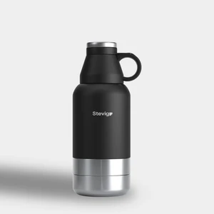 4 Multi-Cup Çelik Termos 900 ml Black ST-211