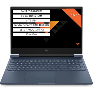 Hp Victus 16-R1041NT 9J243EA Intel I7-14700HX 16GB 1tb SSD 8gb RTX4060 16.1 144Hz Gaming Notebook