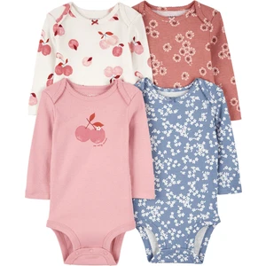 Carters Kız Bebek Uzun Kollu Body Set 4lü Paket