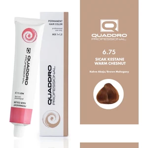 Quaddro Professional Quaddro Professıonel Saç Boyası 6.75 Sıcak Kestane
