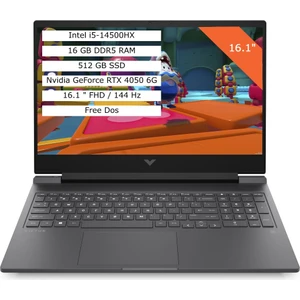 Hp Victus 16-R1064NT Intel Core I5 14500HX 16GB 512GB SSD 6gb RTX4050 Freedos 144Hz 16.1" Fhd Taşınabilir Bilgisayar 9J266EA