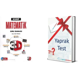 3D Yayıları 8. Sınıf Matematik Soru Bankası + Yaprak Test
