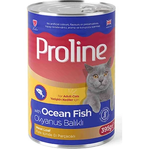 Pro Line Okyanus Balıklı Pate Yetişkin Kedi Konservesi 6 Adet 395 gr