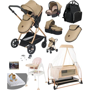 Baby Home 8 In 1 Ekonomi Paket 1010 Travel Sistem Bebek Arabası Bebek Sepeti Anne Yanı Beşik Mama Sandalyesi