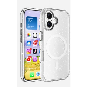 iPhone 16 Plus Kılıf Allstar Simli Wireless Şarj Özellikli