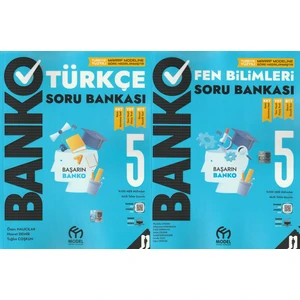 Model Eğitim Yayıncılık 5. Sınıf Banko Türkçe - Fen Bilimleri Soru Bankası 2 Kitap