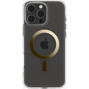 iPhone 16 Pro ince MagSafe Kılıf Ultra Hybrid Sararma Karşıtı DuraClear™ Hava Kanalı Teknolojisi™ Askeri Sınıf Koruma MagFit Gold Şeffaf Kapak - ACS08132
