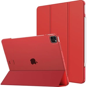 Apple iPad Pro 11 Inc 5. Nesil M4 (2024) Kalemlikli Standlı Yarı Saydam Hard Pc Kılıf A2836 A2837