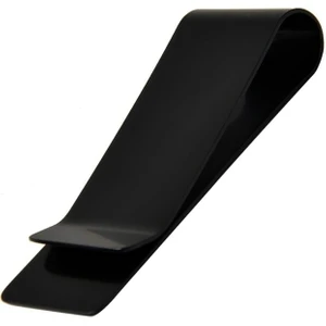 Spelt Metal Kağıt Para Tokası Kart Tutucu Klips Cüzdan Ataş Siyah 50 mm x 14 mm