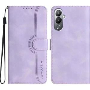 Dgplz Store Tecno Pova 4 Için Kalp Desenli Deri Kılıf (Yurt Dışından)