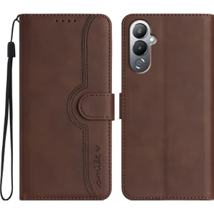 Dgplz Store Tecno Pova 4 Için Kalp Desenli Deri Kılıf (Yurt Dışından)