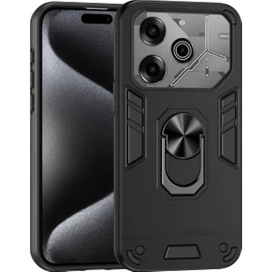 Dgplz Store Tecno Pova 6 Pro Için Halka Tutucu Telefon Kılıfı (Yurt Dışından)