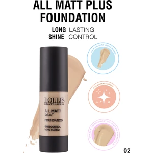 All Mat Plus Fondöten 002 Açık Ten Rengi
