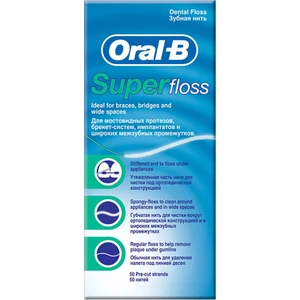 Diş İpi Super Floss 50 Adet