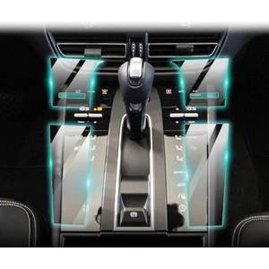 Porsche 2022-2024 Macan Orta Konsol Koruyucu Set (4x) 9h Ipg Proactive Ekran Koruyucu