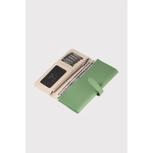 Astana Kemer Kilitli Fermuarlı Bilek Askılı Telefon Bölmeli Pike Desen Kadın Cüzdanı