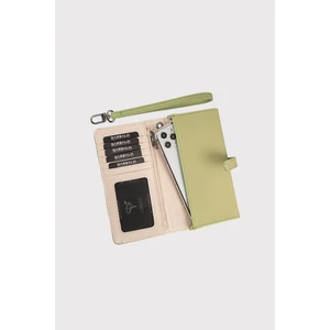 Astana Kemer Kilitli Fermuarlı Bilek Askılı Telefon Bölmeli Pike Desen Kadın Cüzdanı