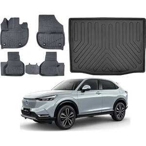 Kalite Oto Honda Hr-V 2022 Model 3D Bagaj Havuzu+3d Araca Özel Paspas Takımı Birebir Uyumlu
