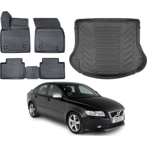 Kalite Oto Volvo S40 2010 Model 3D Bagaj Havuzu+3d Araca Özel Paspas Takımı Luxury Serisi