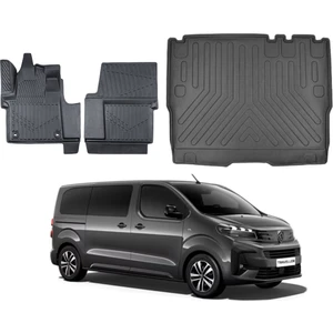 Kalite Oto Peugeot Expert Traveller 8+1 2022 Model Bagaj Havuzu+Paspas Takımı