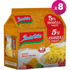 5'li Paket Körili Noodle x 8 Adet