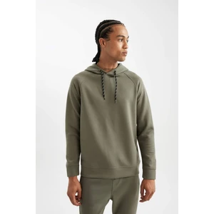 Standart Fit Kapüşonlu Skuba Dalgıç Kumaş Sporcu Sweatshirt C0482AX24AU