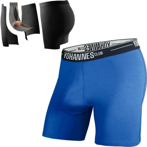 Yohannes Club Yohannesclub,Erkek, Özel Seperatörlü Pamuklu Boxer,Tekli, Saks Mavisi