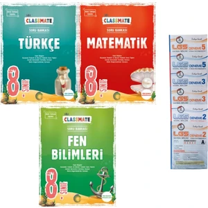 Okyanus Yayınları 2025 Yeni Lgs Türkçe / Matematik / Fen Soru Bankası Seti / Deneme