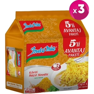 5'li Paket Körili Noodle x 3 Adet