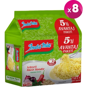 5'li Paket Sebzeli Noodle x 8 Adet