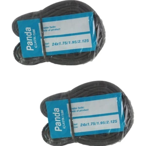 Panda 24 Jant 24X1.75 - 24X2.125 Bisiklet Iç Lastiği Av 40 mm Motor Sibop x 2 Adet