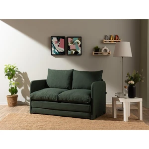 Saga İkili Katlanır Yataklı Koltuk Keten Haki