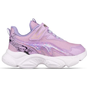 M.P One  Büyük Kız Çocuk Bağcıklı / Velcro Mor Sneaker