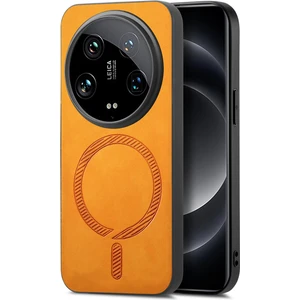 LR Joyful Xiaomi 14 Ultra Deri Ten-Dokunmatik Telefon Kılıfı Magsafe ile Uyumlu (Yurt Dışından)