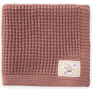 Selanik Triko Battaniye 80X100 (+/-5 cm ) Gül Kurusu