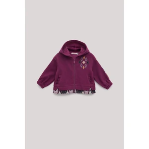 GB Baby Bg Store Kız Bebek Mürdüm Eşofman Üstü