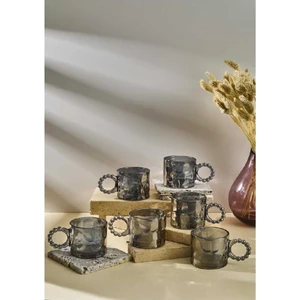 15911 Ringo Stone 6lı Fincan 100 ml Füme