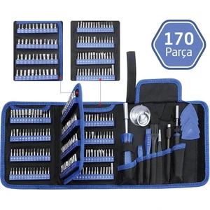 Uf-Tools KS-800170 Hassas 170 Parça Bits Uçlu Tornavida Seti